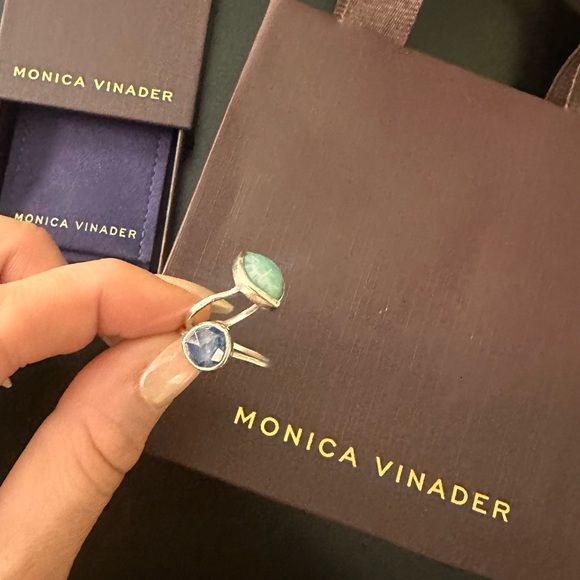 Monica Vinader gem stone rings - Picture 2 of 7